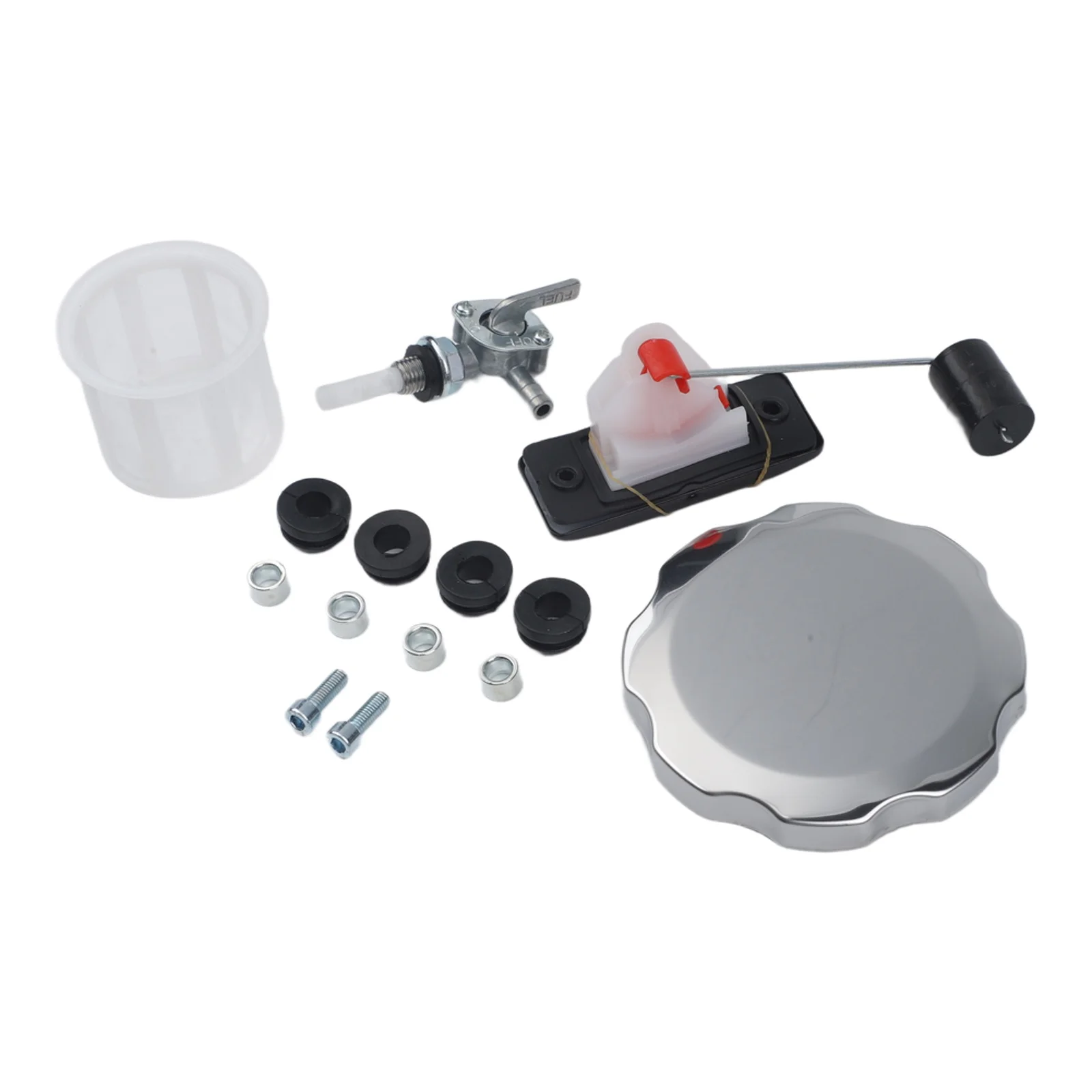 Secondary Gas Tank 5 7 Gallon with Leak Resistant Silicone Seals Reinforced Threads Filter and Drain Valve for Generators