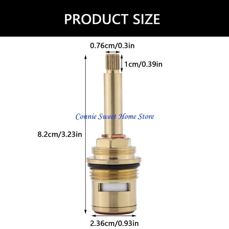 LXAF القطرات مقاومة صنبور صمامات استبدال النحاس السيراميك الجذعية خراطيش القرص للحمام الماء الساخن البارد المطبخ الحنفية #6