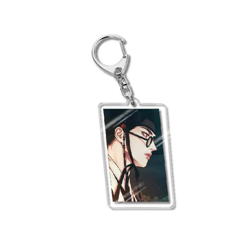 The Ghosts Nocturne Korean Anime Keychain Women Men Acrylic Key Chain For Boys Girls Pendant Kawaii Ornament Jewelry Wholesale