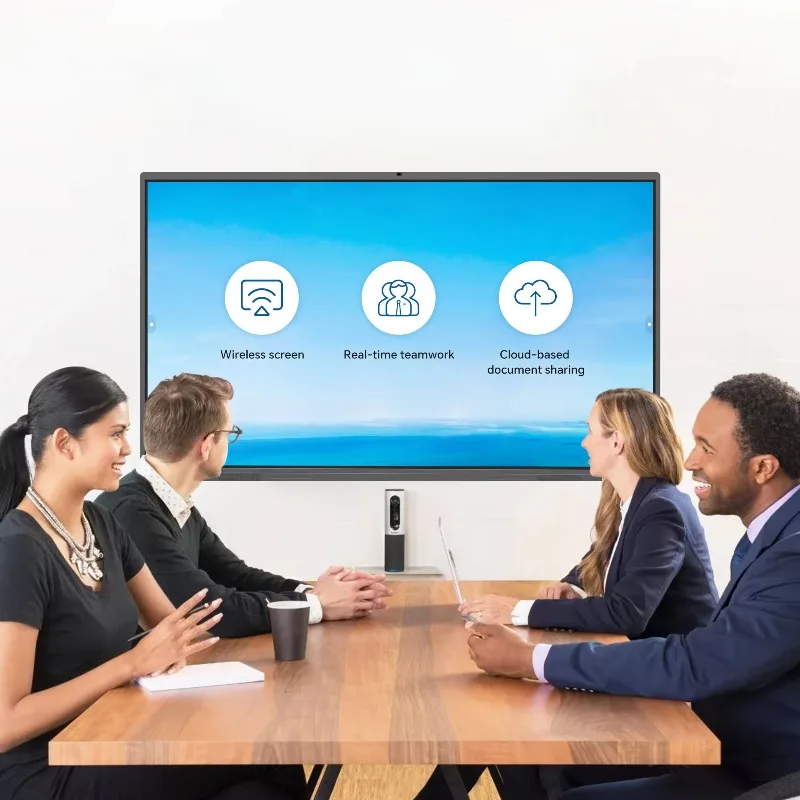 Yoda 98inch Wireless Screen Sharing 4K 60Hz Whiteboard Interactive Smart Board with Android 14 & 4GB RAM for Teaching
