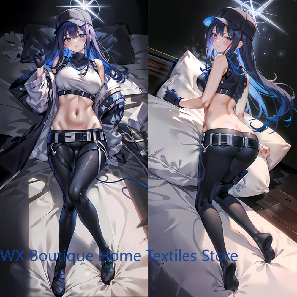 

2025 NEW Anime Game Cushion Cover Bedding Decor Blue Archive Jomae Saori Cosplay Pillow Case