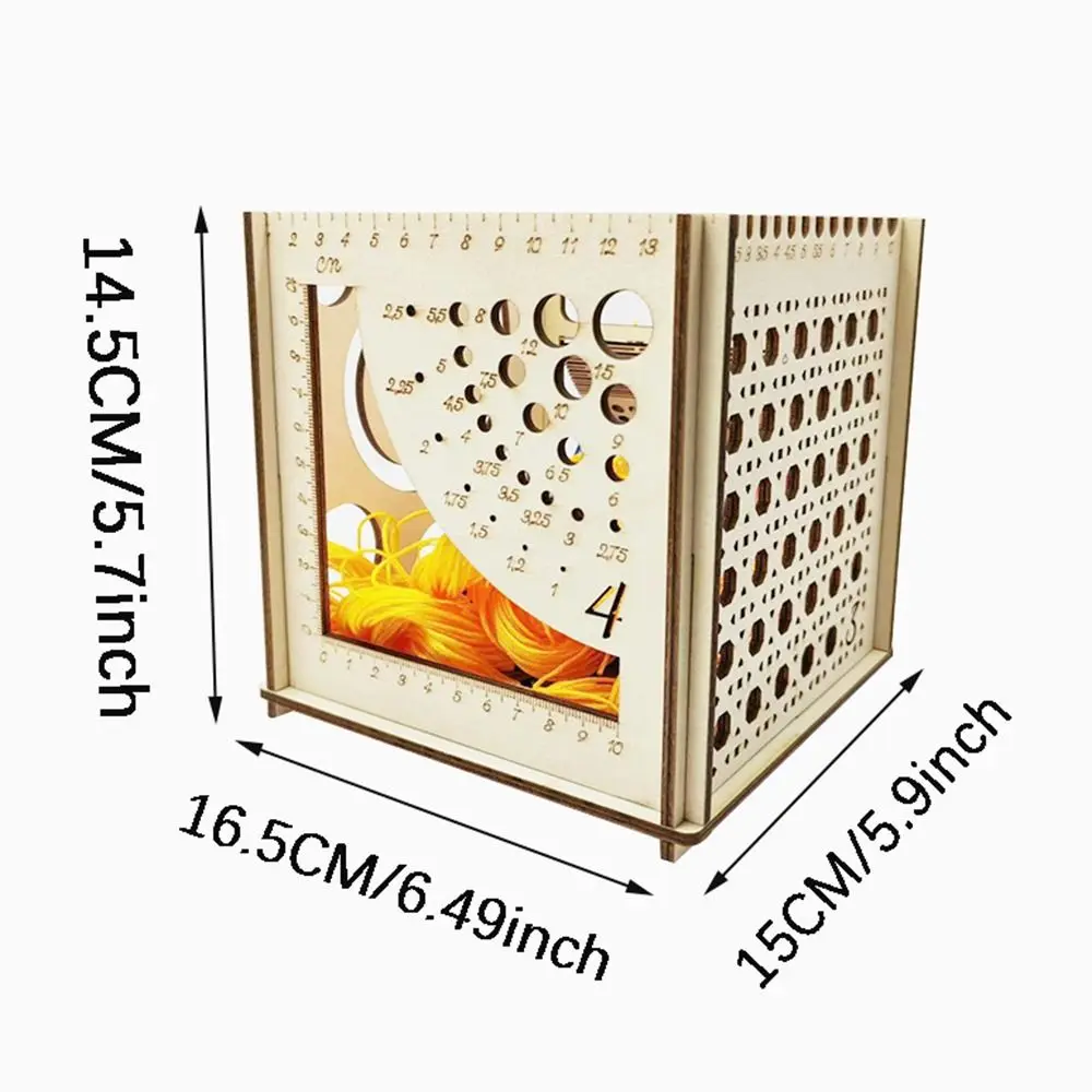 Minimalism Wooden Frame Paint Brush Holder Multihole DIY Watercolor Brush Rack Saving Space Detachable Desk Organizer Household