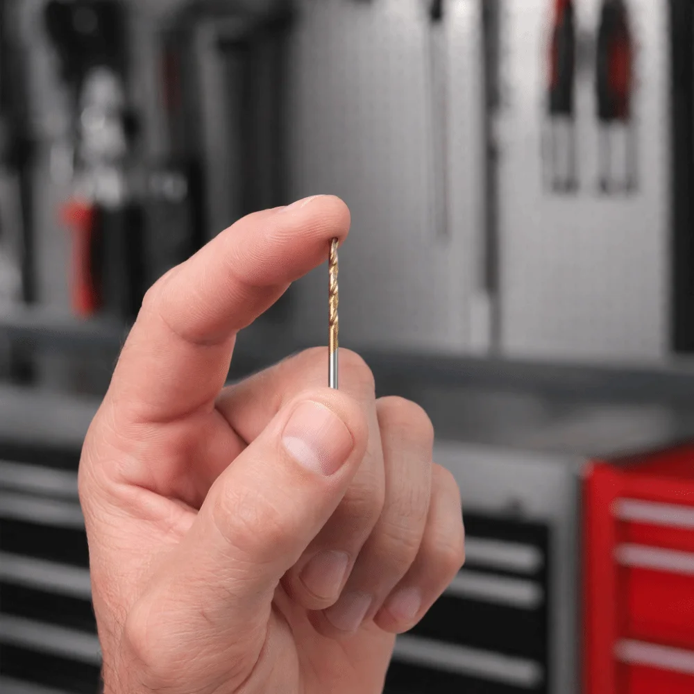 

50pcs 1mm 1.5mm 2mm 2.5mm 3mm HSS Drill Bit Set Titanium Coated High Speed Steel Titanium Coated Drill Bits Precision Drill Bit