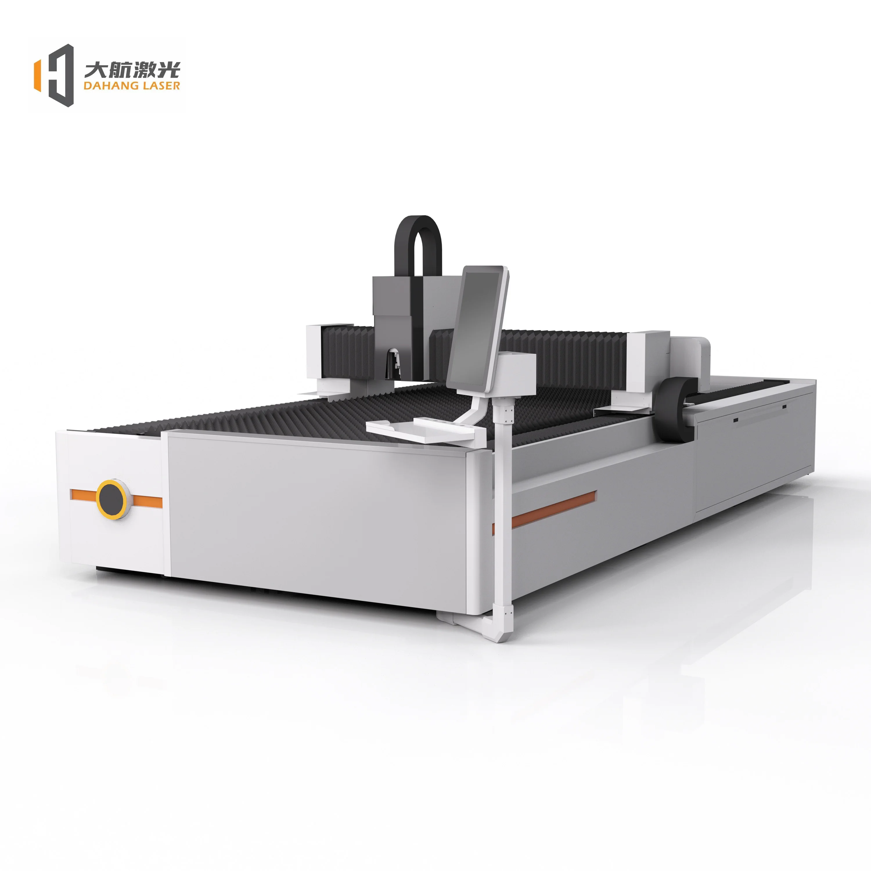 

Dual-platform Fiber Laser Cutting Machine with Electric Control Cabinet, Can Cut Different Metals