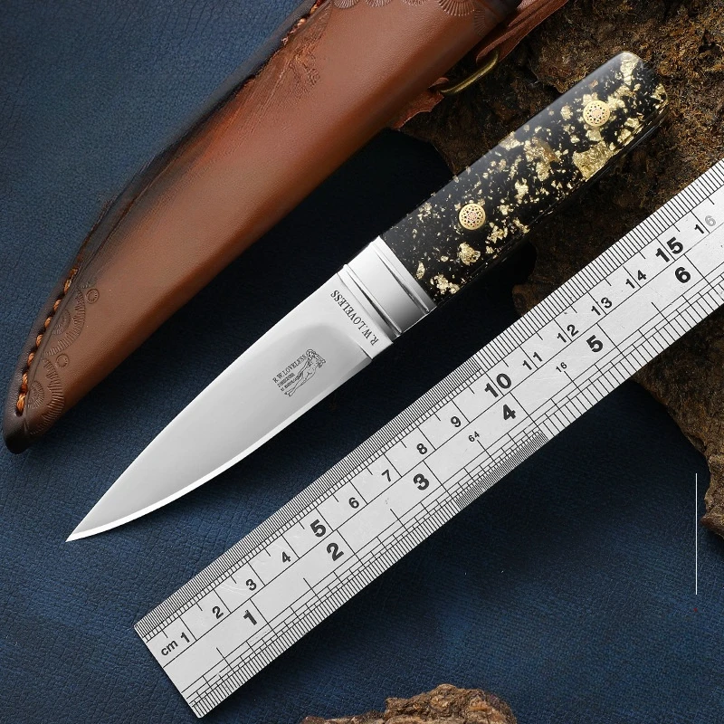 

Nordic Style Outdoor Small Straight Knife M390 Mirror Blade Collection Knifes Mongolian Meat Knife Survival Defensive Knife faca