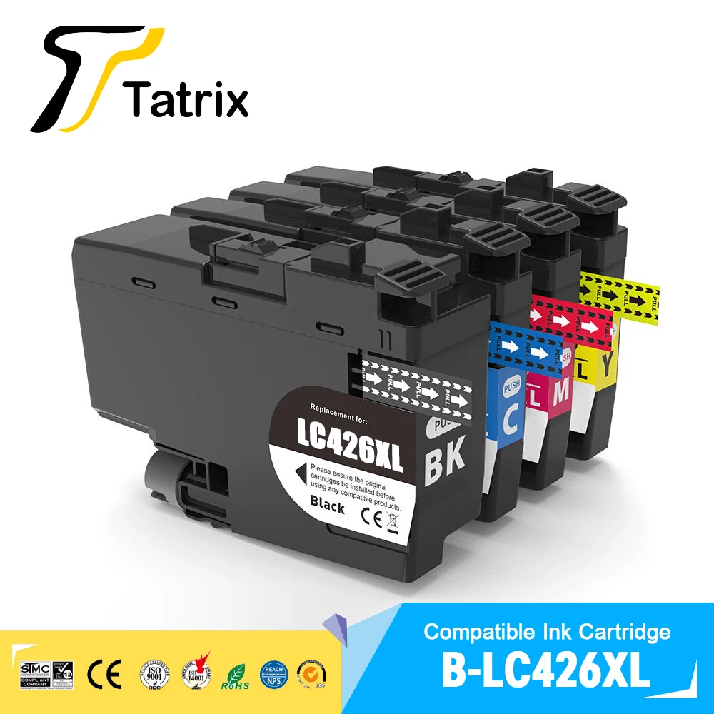 

Совместимый картридж Tatrix высокой емкости LC426XL LC426 для принтера Brother MFC-J4335DW, MFC-J4340DW, MFC-J4535DW, MFC-J4540DW