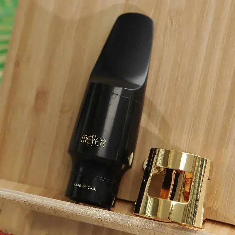 

Replica Meyer Alto Bakelite Saxophone Mouthpiece for Popular Jazz Music E Flat ToneSax Instrument Accessories Saxophone Ligature