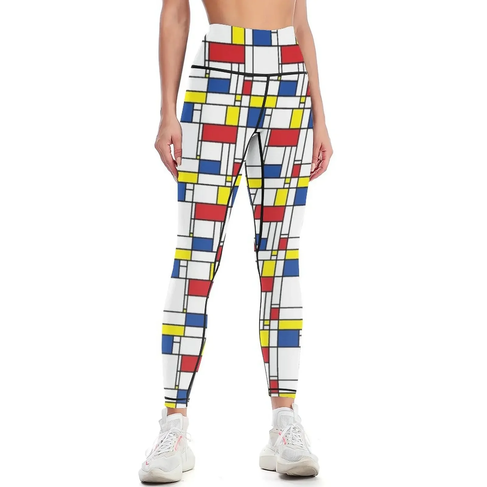 

Mondrian Minimalist De Stijl Modern Art I.I  fatfatin Leggings Sports female sports for gym Womens Leggings