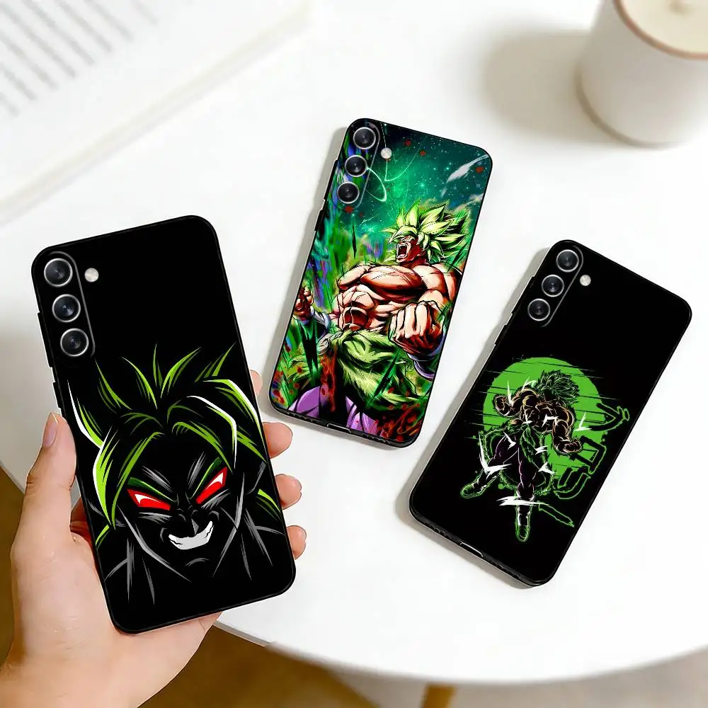 

Born for battle B-Broly Phone Case For Samsung Galaxy A73,A72,A71,A70,A53,A52,A51,Others Soft Black Cover