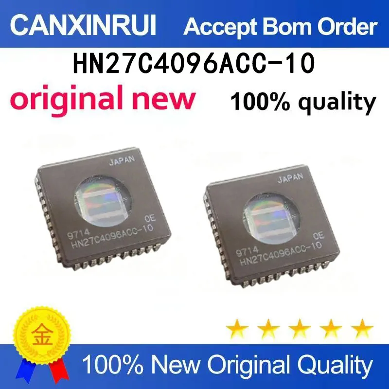 (5pcs-100pcs）Brand new original HN27C4096ACC-10 PLCC44 spot chip IC