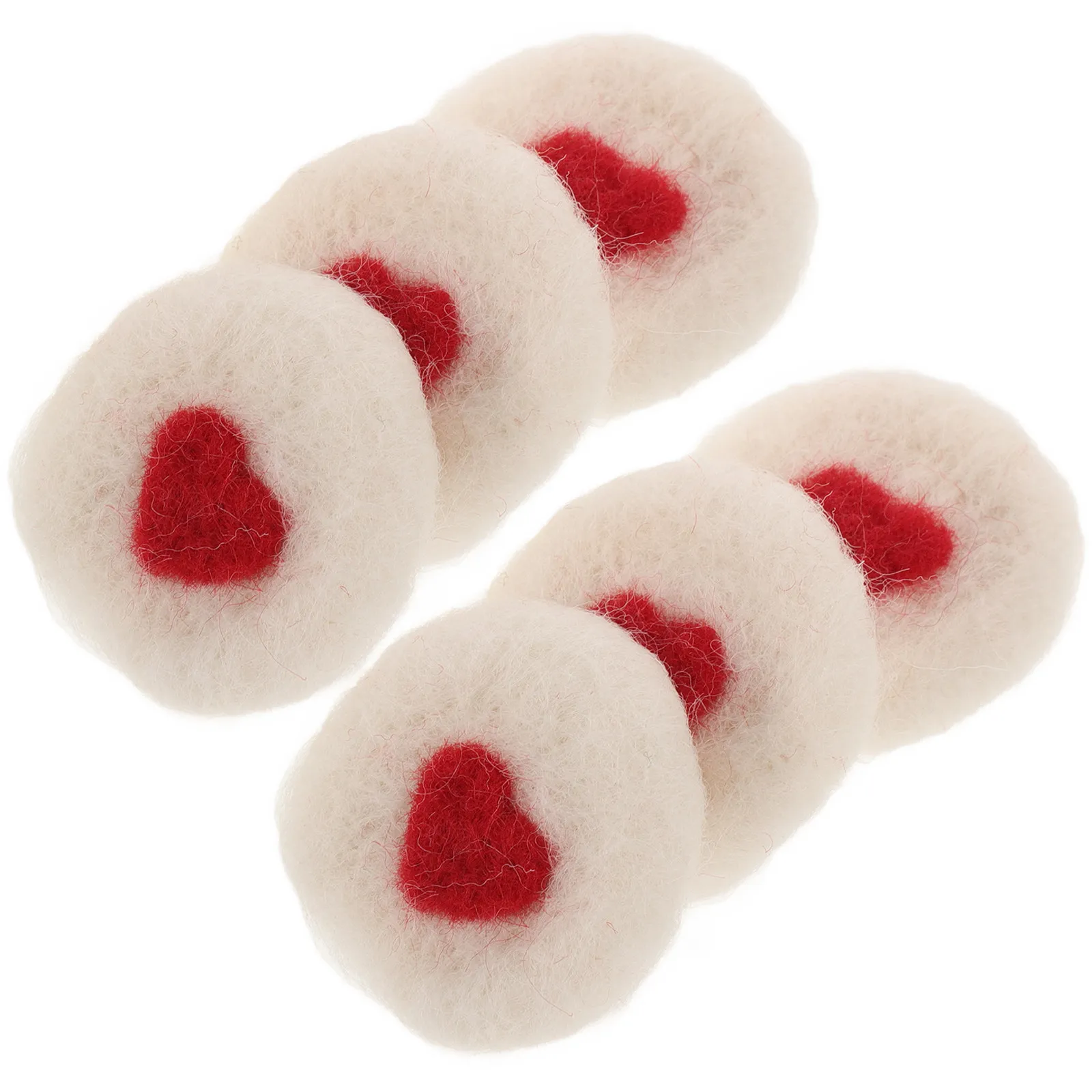 

6 шт. войлочные ушки из шерсти для рукоделия, милые ушки животных для декора шляп, повязок на голову, резинок для волос, для поделок, декоративные аксессуары для творчества