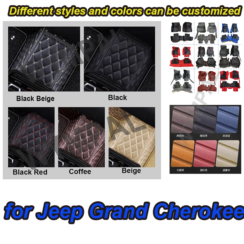 

Роскошные автомобильные коврики для Jeep Grand Cherokee WK2 2021 2020 2019 2018 2017 2016 2015 2014 2013 2012 Авто внутренние ковры