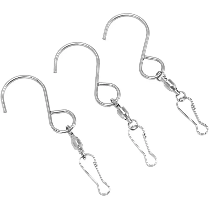 B-est 20Pcs Wind Spinner S Hook Clips For 360 Degree Rotation