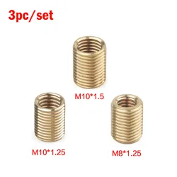3Pcs Adapter 1.25 Shift Knob Gear Shift Knob Thread Adapter Nut Insert Kit Interior Parts Automobiles Accessorion