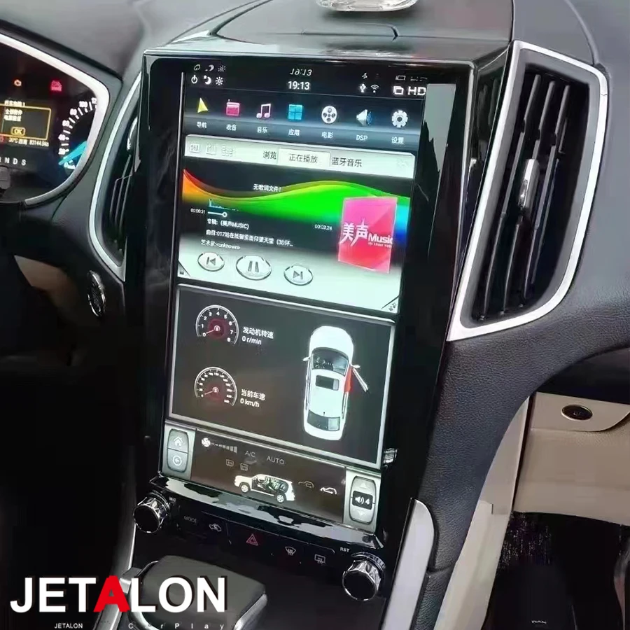 

13.6inch Android Screen GPS Navigation Carplay Autoradio For Ford Edge 2015-2019 Stereo Car Multimedia Video Player Style