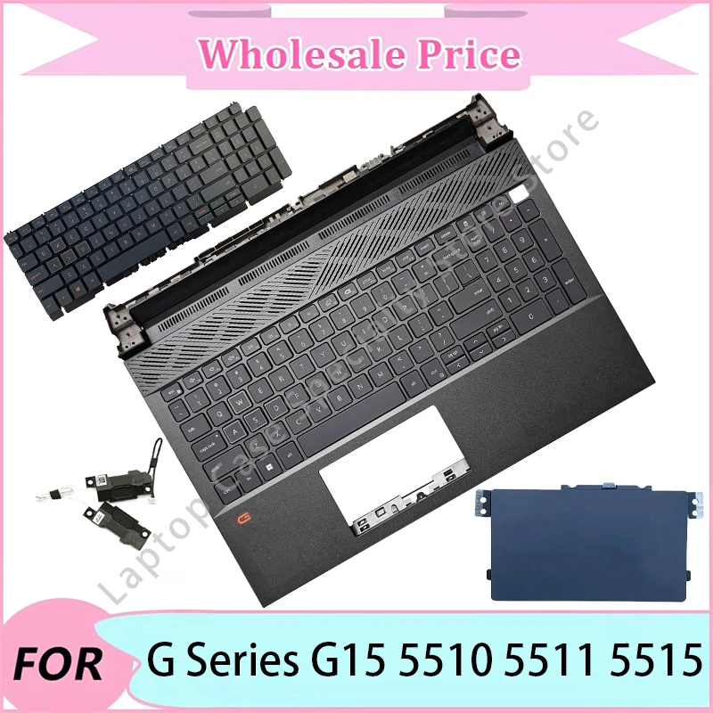 

Новинка для Dell G Series G15 5510 5511 5515, клавиатура/клавиатура США/тачпад/трекпад, кликпад/динамик/встроенный динамик/чехол