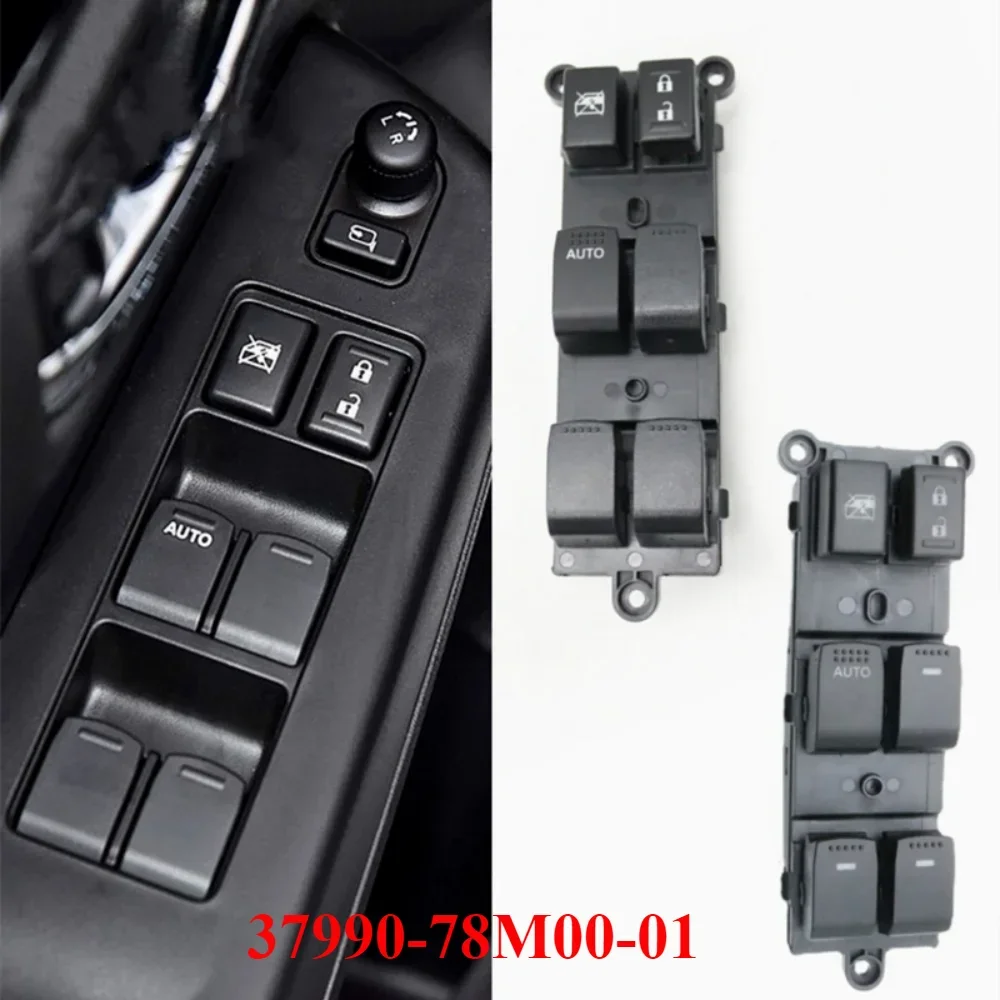 Left Front Driver Electric Power Window Master Control Switch Glass Lifter Button For Suzuki Vitara S-Cross Alivio Ciaz 2015-