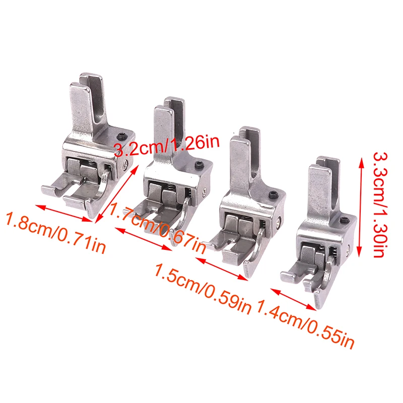 1Pc 211-13/14/15/16 Dual Compensating Raising Presser Foot With Guide Feet For Industrial Sewing Machine Accessories