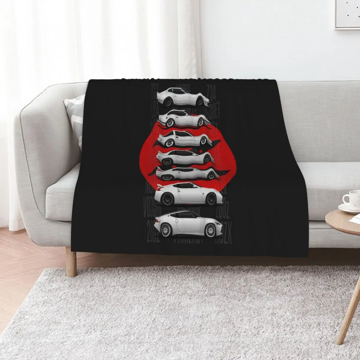Z Generations (White) Throw Blanket Personalized Gift Warm Luxury St Extra Large Throw Luxury Designer sofa bed Blankets