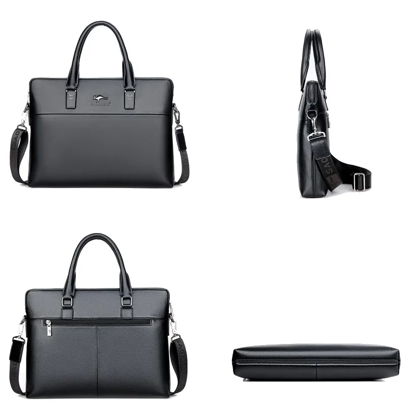 Men's Handbag Large Capacity Business Briefcase Single Shoulder Crossbody Bag