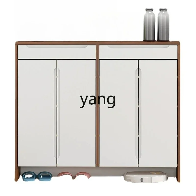 

LTT Shoe Cabinet Solid Wood Large Capacity Hallway Entrance Storage Cabinet
