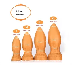 Super Huge Liquid Silicone Anal Plug Big Dildo ButtPlug Prostate Massager Vagina Anus Expansion Sex Toys Product For Men Gay