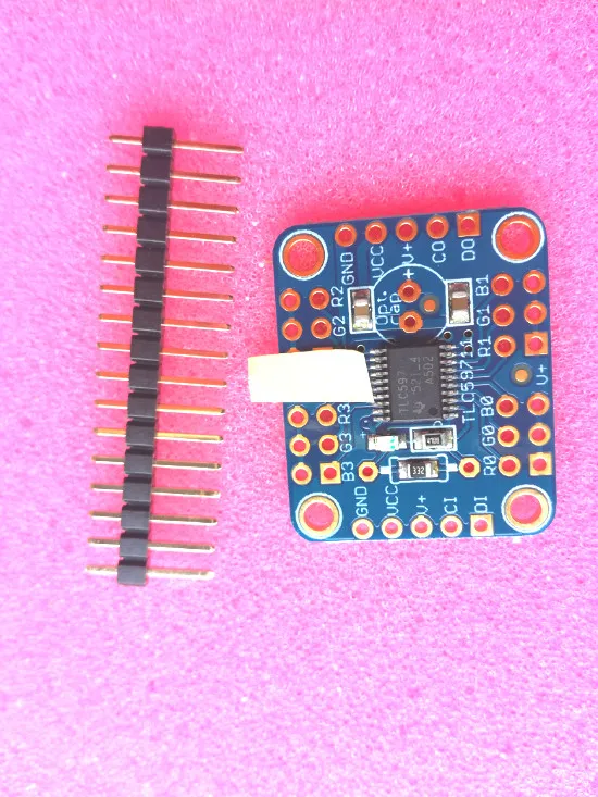 1pcs 1455  12-Channel 16-bit PWM LED Driver - SPI Interface - TLC59711 Development