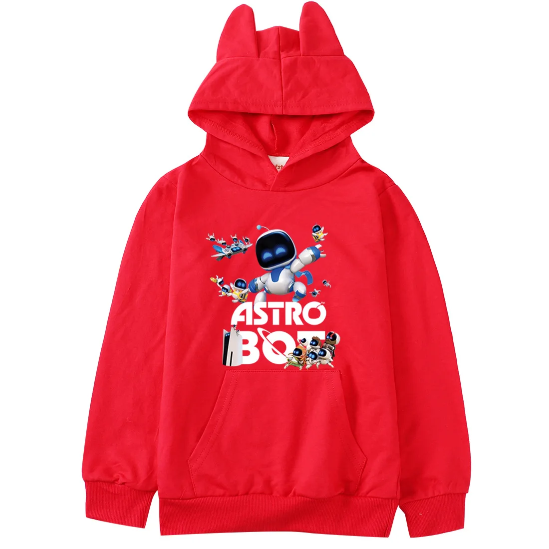 ASTROBOT Hoodie Kids Comic Graphic Sweatshirt Teenager Boys Fashion Streetwear Baby Girls Pullover Coats Children Clothing