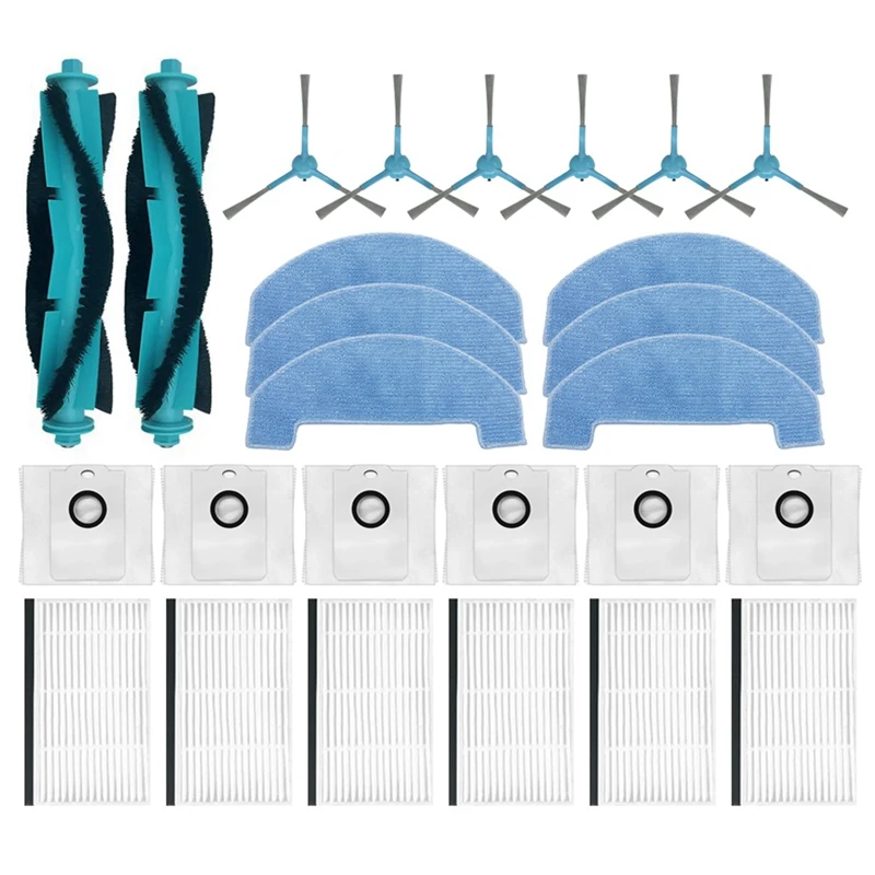 

For Conga 2499 Ultra Replacement Main Side Brush HEPA Filter Mop Pad Dust Bags Spare Parts Accessories-Retail