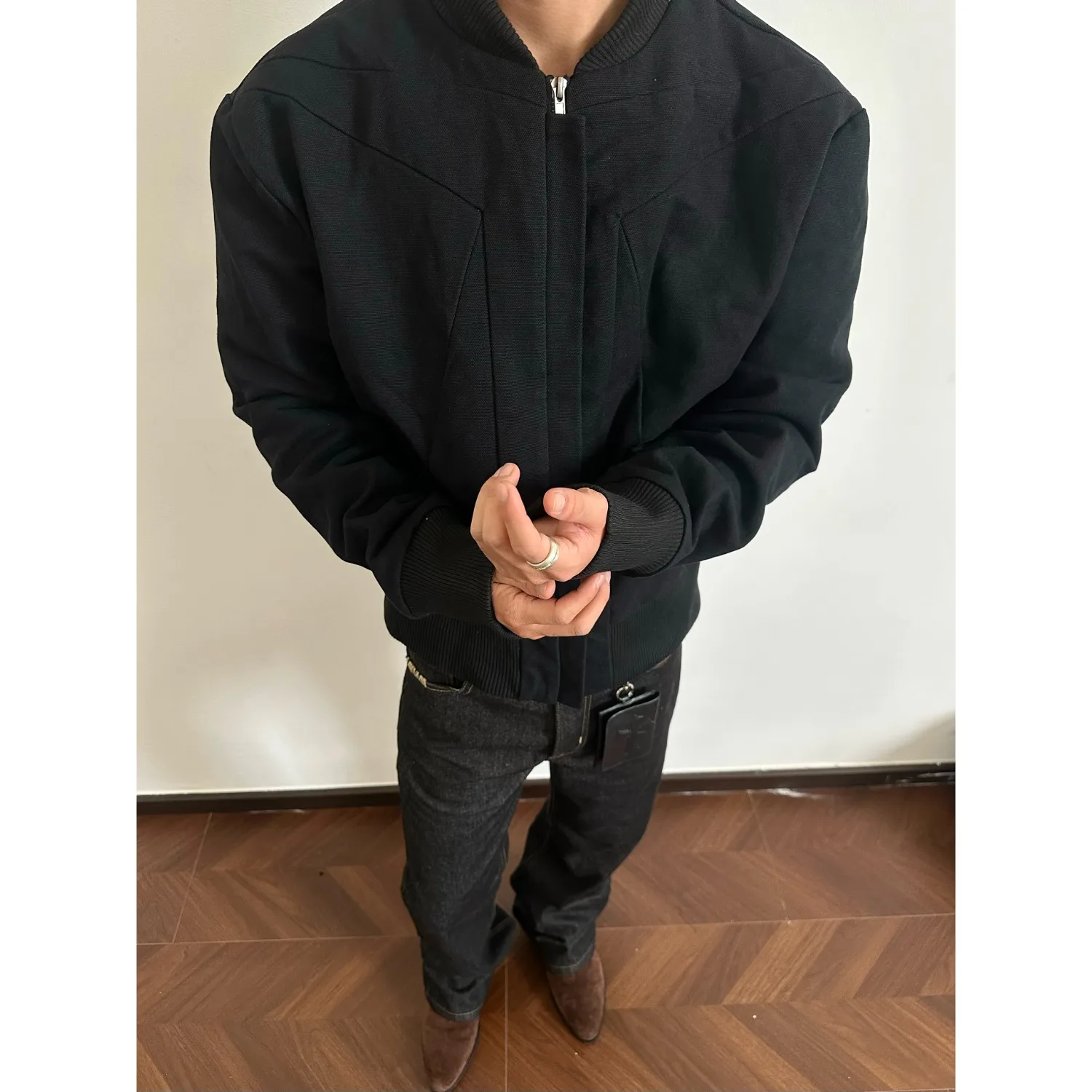 

Бейсбольный воротник Waed Jaet, мужской и женский, широкий, осенне-зимний, большой размер 5 кг, индивидуальный дизайн, уличный P...