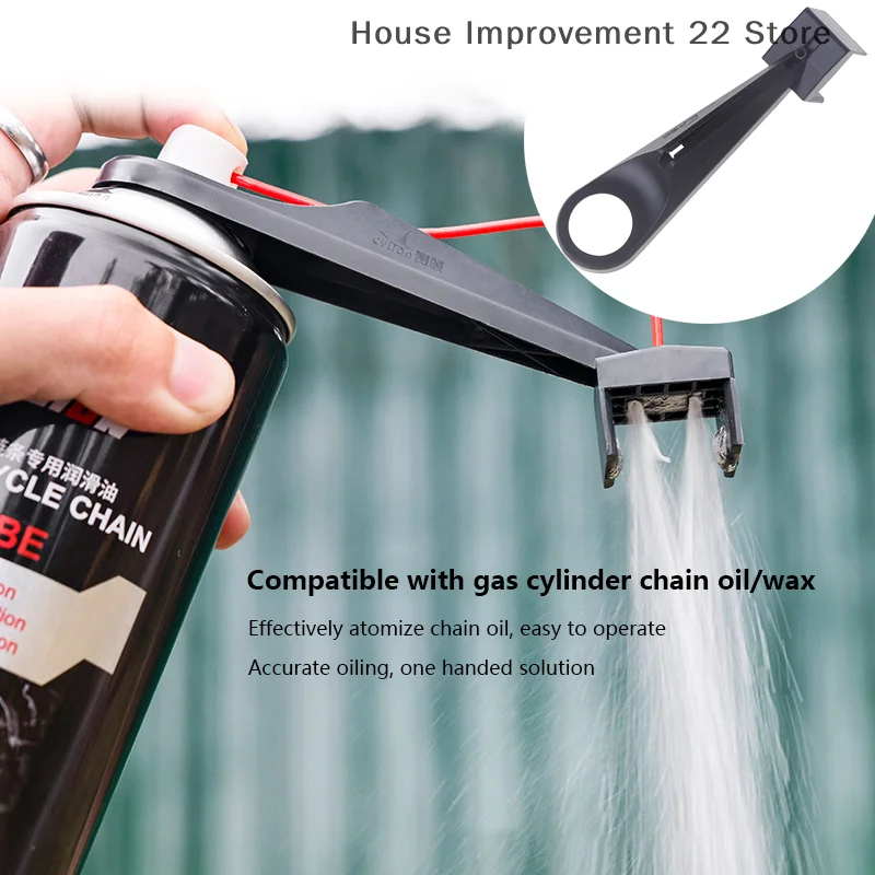 1SET Motorcycle Chain Lube Applicator Mess-Free Chain Wax Chain Cleaner Tools Motorcycle Chain Oiler Spray Gear For Motorcycle