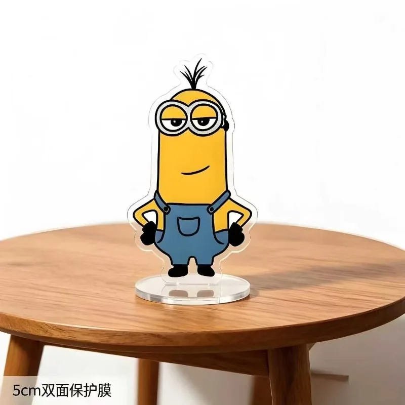 Hot New Minions and Big Monster Cartoon Acrylic Stand Anime Figure Standing Card Ornaments Kawaii Model Figure Toy Gifts - view 3