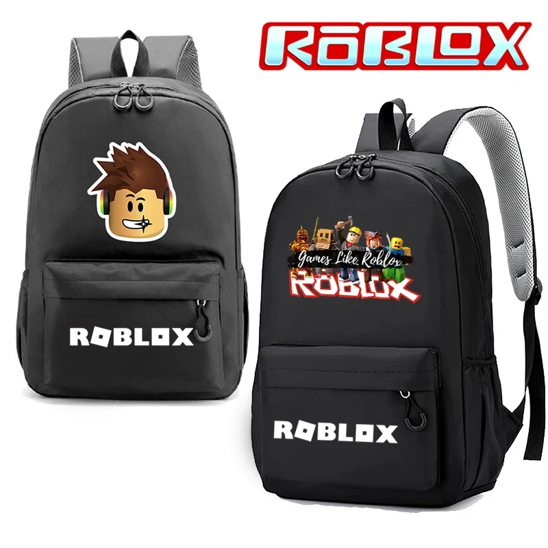 

Hot Roblox Backpack Game Anime Figure Boy Girl Knapsack Teenager Anime Cartoon Print School Bag Book Bag Rucksack School Supplie