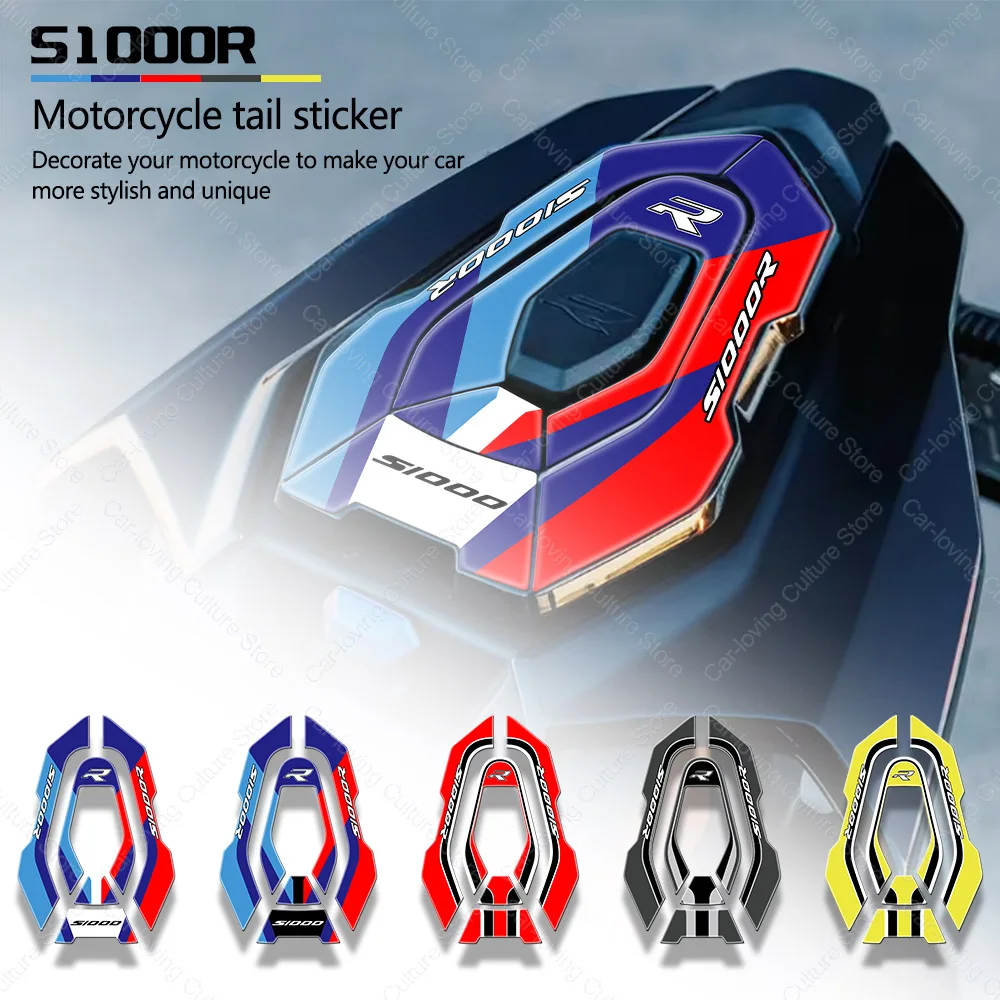 

For S1000R S1000r Motorcycle Accessories 3D Gel Motorcycle Tail Protector Decal Stickers Epoxy Resin Waterproof Sticker S1000r