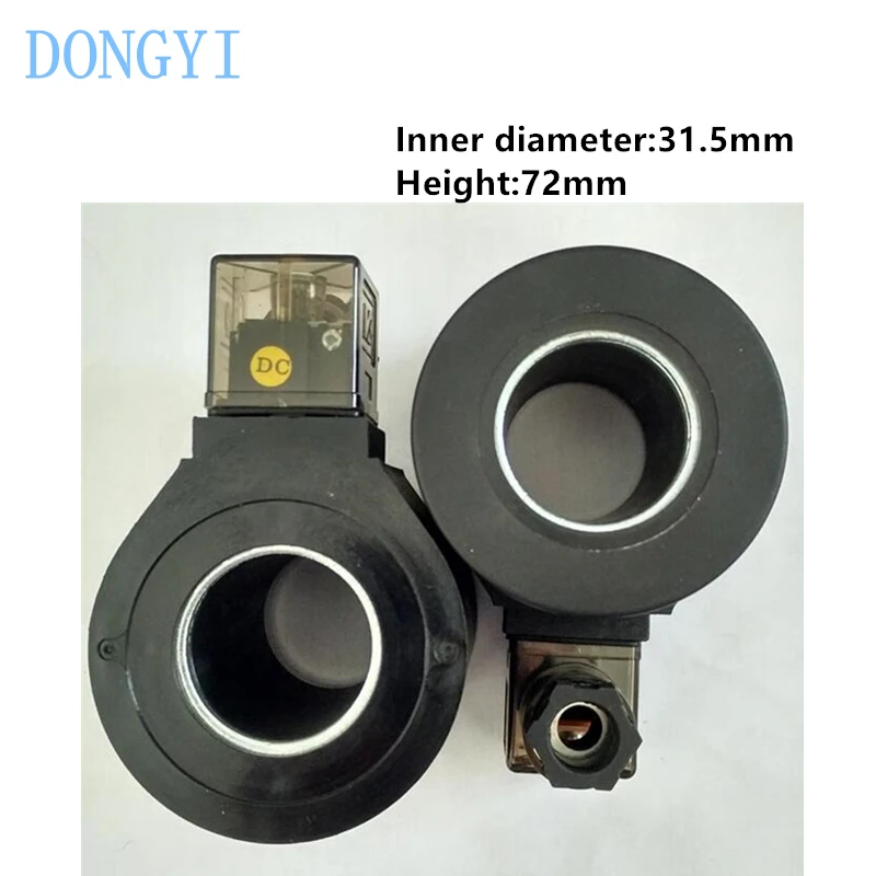 Hydraulic Solenoid Valve Coil MFB10-90YC MFZ10-90YC Inner Hole 31.5mm Height 72mm AC220V DC24V