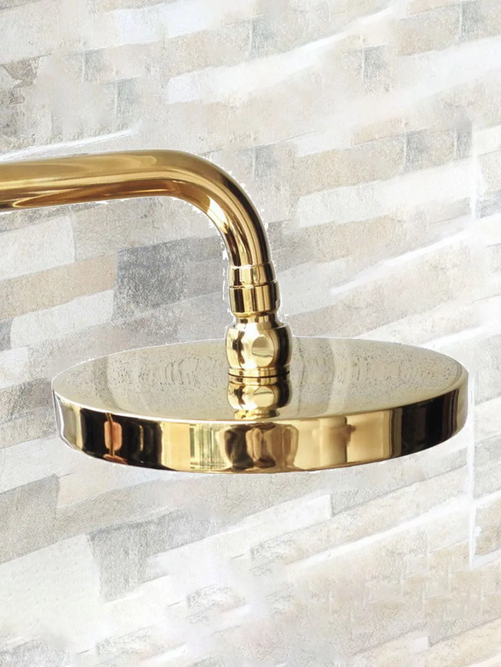 Chuveiro redondo e moderno de 7.7 polegadas nsh043, chuveiro de ouro e bronze