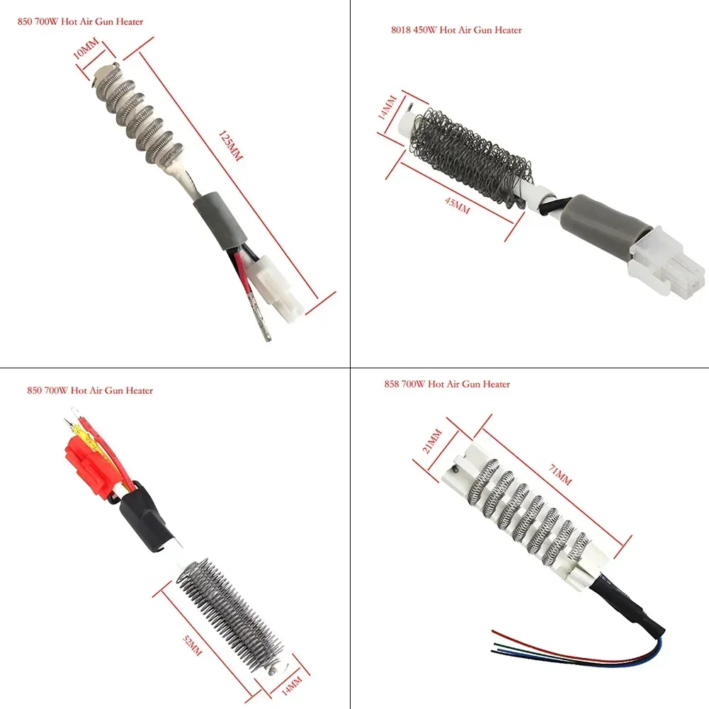 Soldering Station Hot Air Tool Ceramic Heating Element Heater For 858D 8858 8586 850A+850DB 8018 8586D Welding Rework Tool