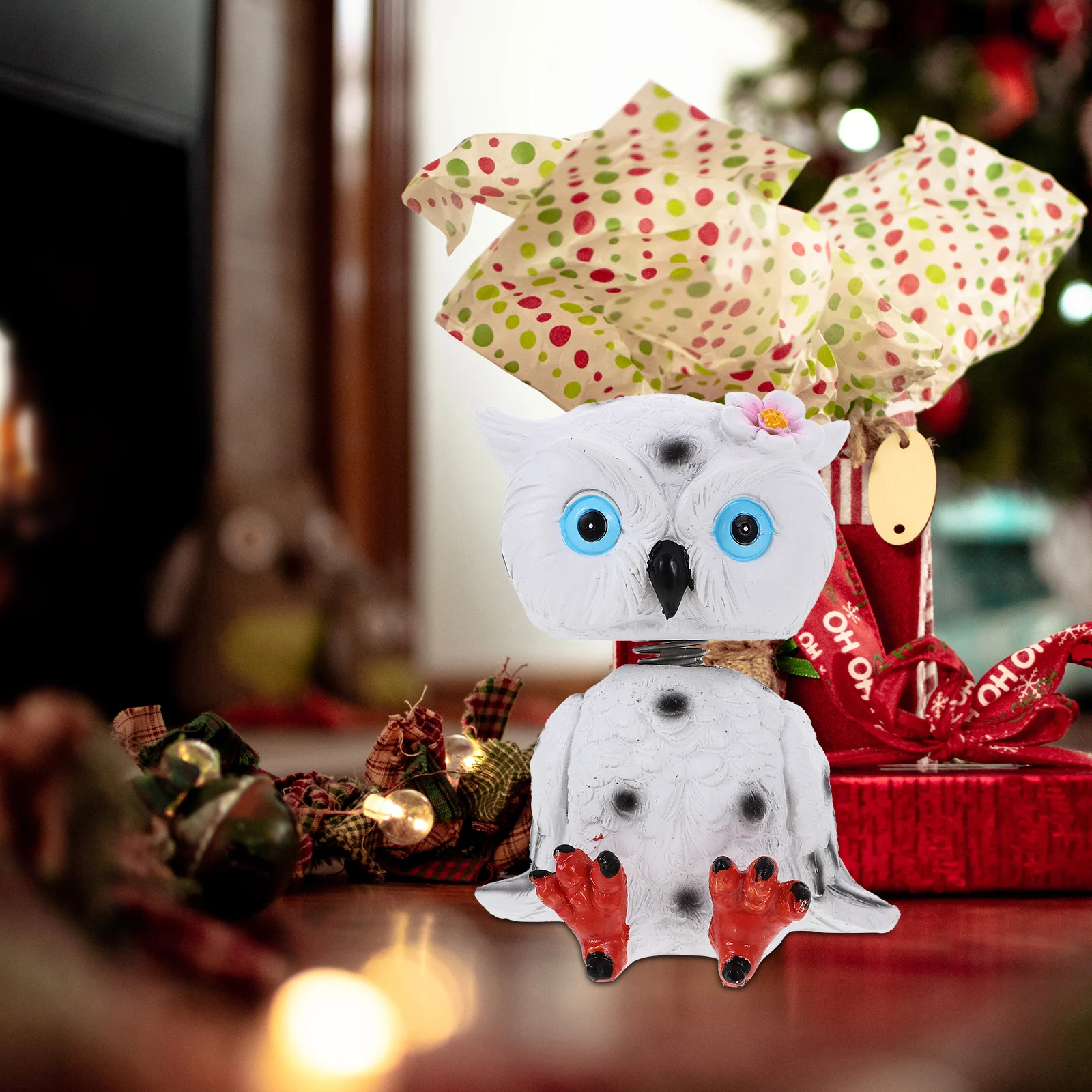 

Statue Decor Cartoon Desktop Decorations Desktop Statue Owl Sculpture Decorative Owl Landscape Decoration