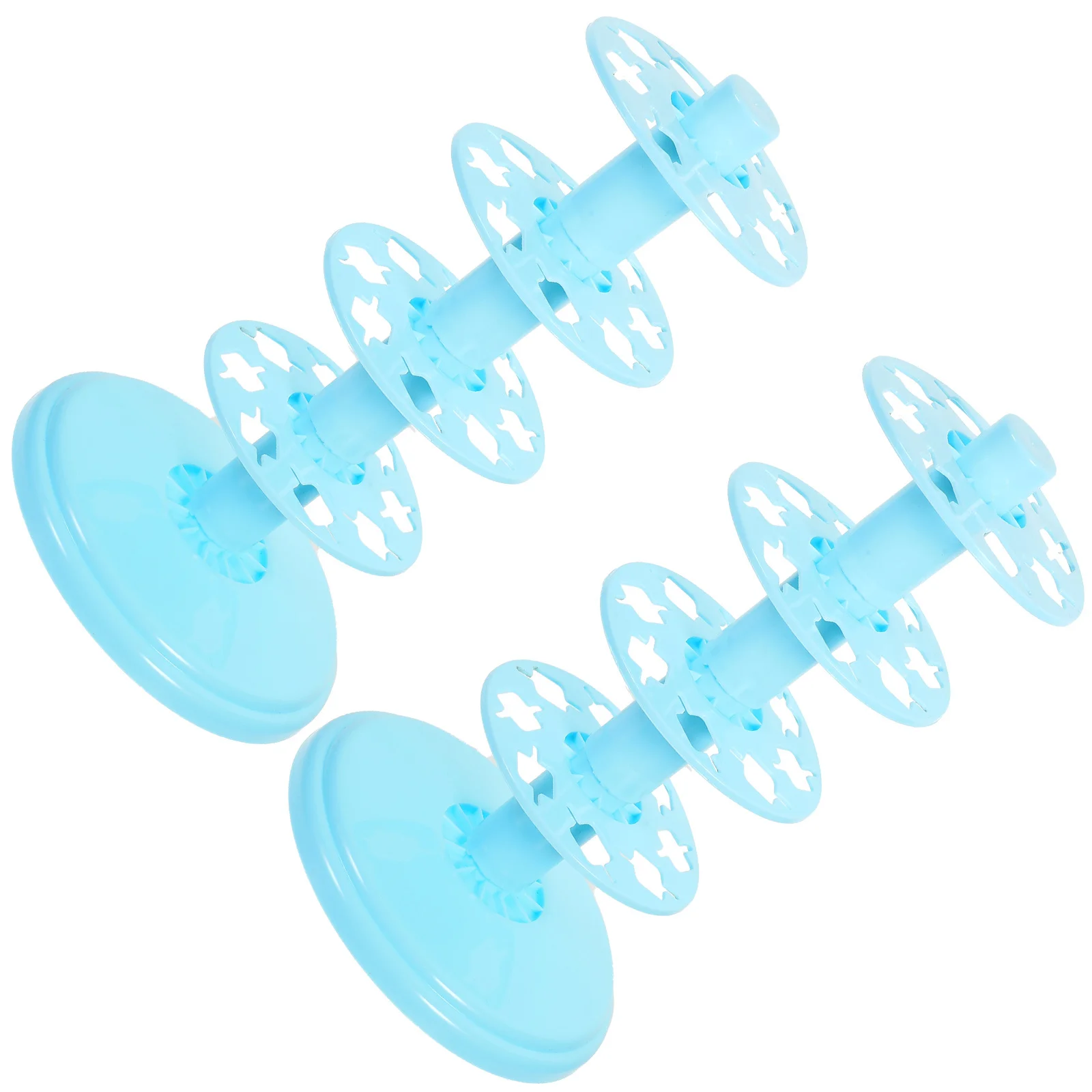 

2Pcs Multi-Layer Candy Display Rack Durable PP Lollipop Holder Large Capacity for Wedding Party Shop Desktop Candy Stand