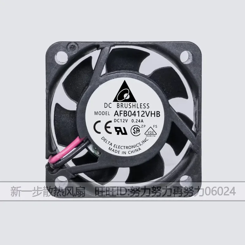 for Delta AFB0412VHB 4015 12V 0.24A 4CM Double Ball Bearing Fan 40x40x15MM High Air Volume Cooling Fan