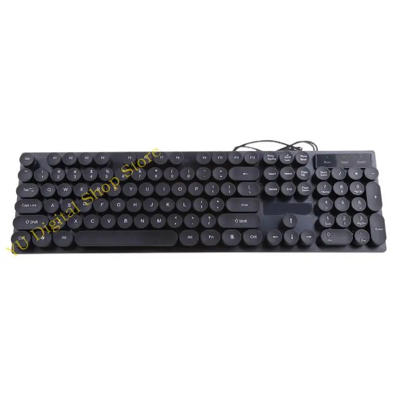 

96BA Gaming Keyboard Mechanical Feel и удобная металлическая панель круглой клавиш