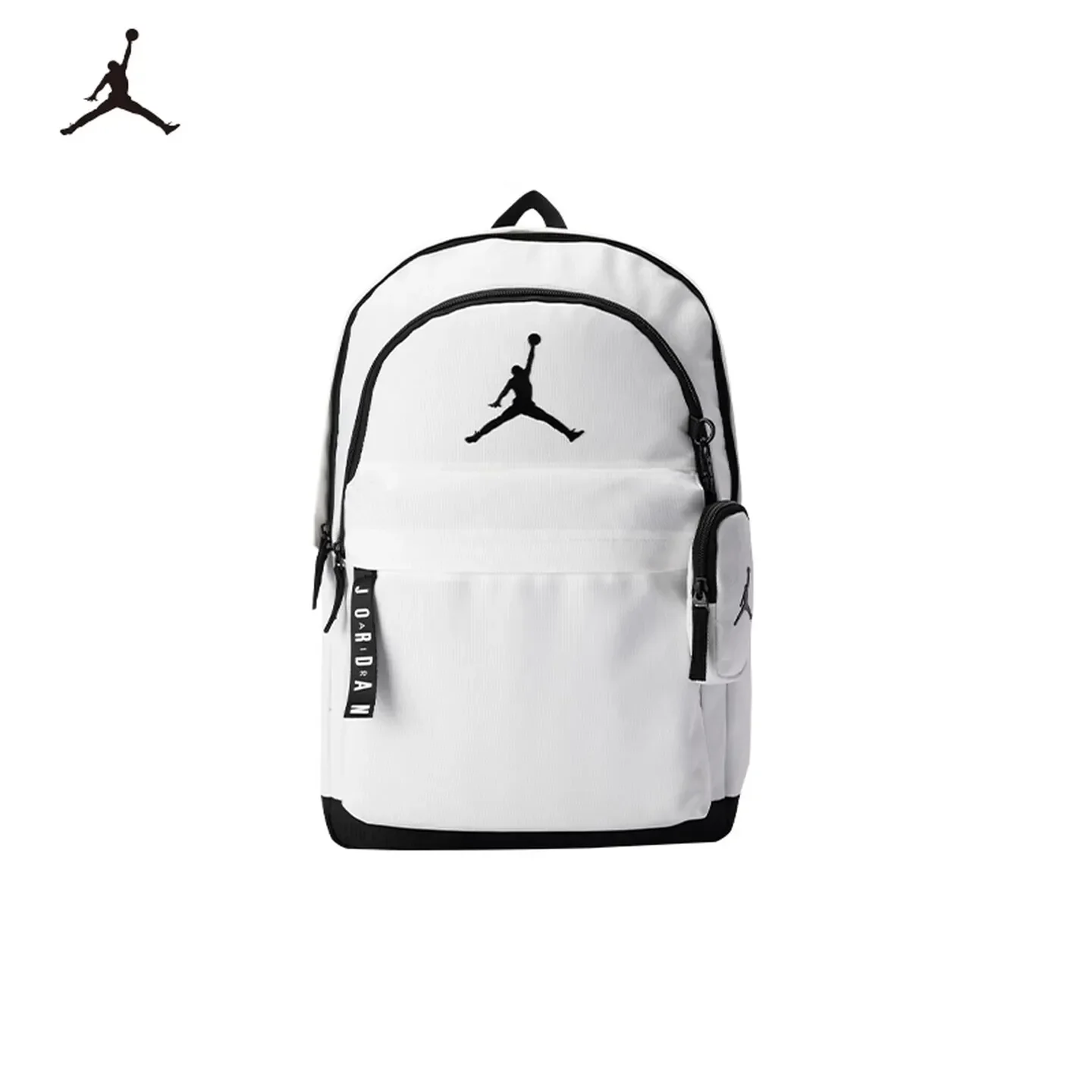 Nike Jordan Unisex Backpack Simple Large Multi Compartment School Travel Rucksack For Outdoor Hiking Trekking JD2513167GS-004