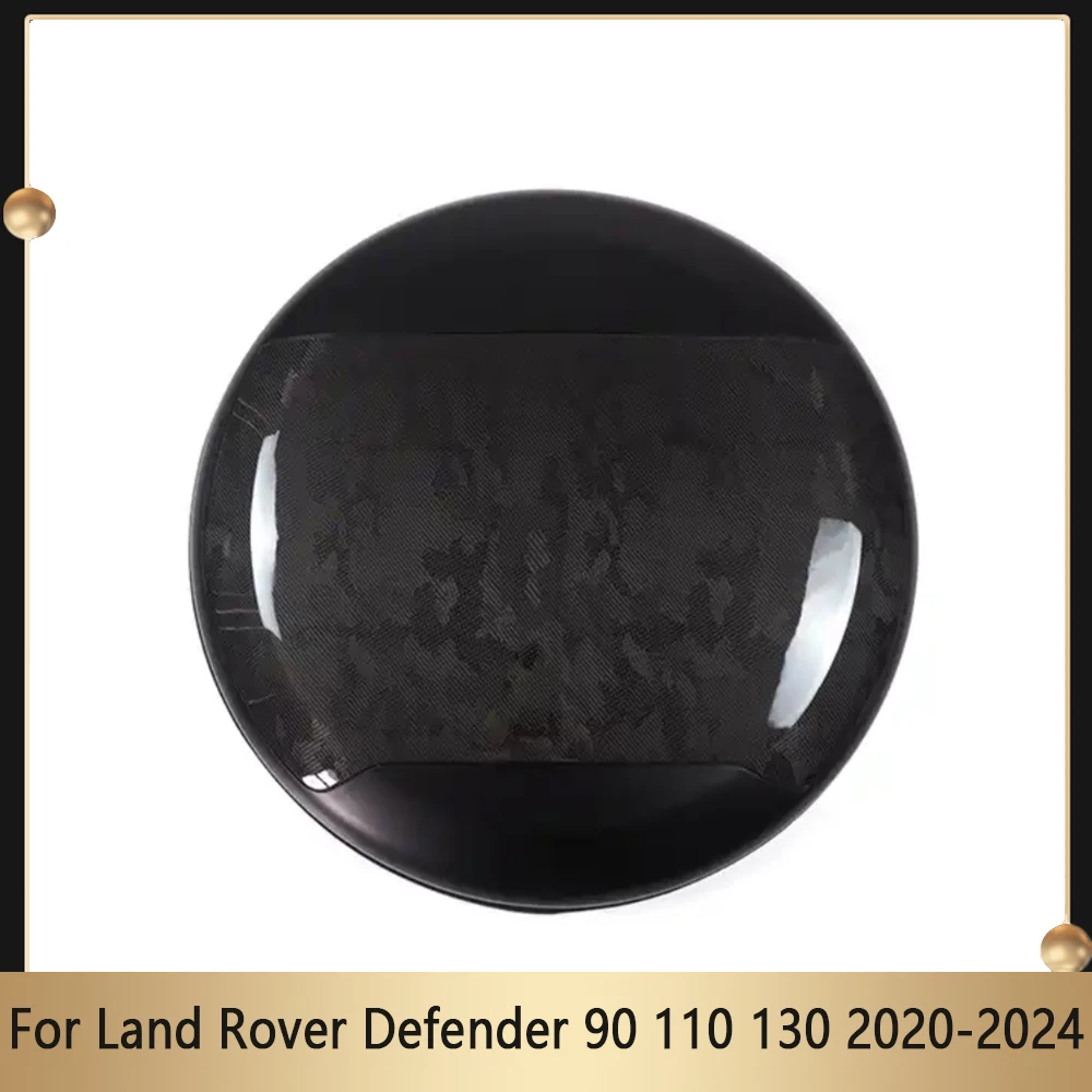 

Car Tailgate Protective Caps For Land Rover Defender 90 110 130 2020-2024 High Quality Carbon Fiber Camouflage Spare Wheel Cover