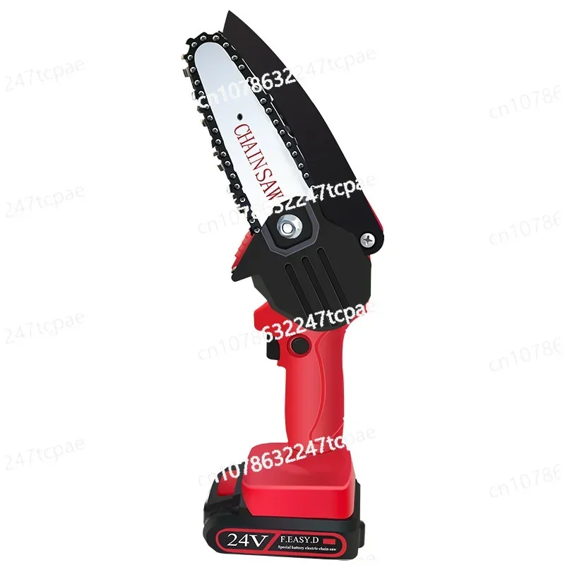 Rechargeable Mini Electric ChainsawSingle Hand Electric Saw Woodworking Saw Garden Logging Saw Cordless Lithium Battery Chainsaw