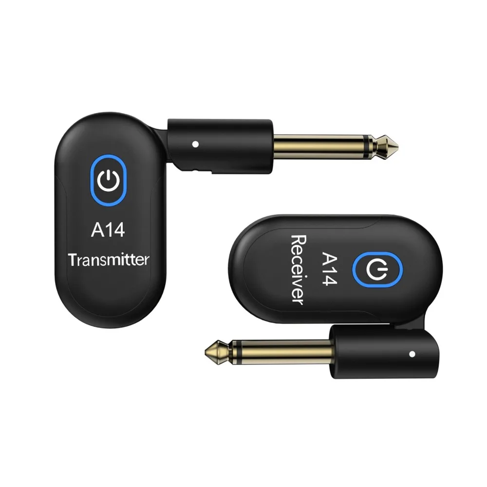 2.4GHz Wireless Guitar Transmitter Low energy Real-time Transmission Transmitter Receiver Set Rotatable Plug Rechargeable