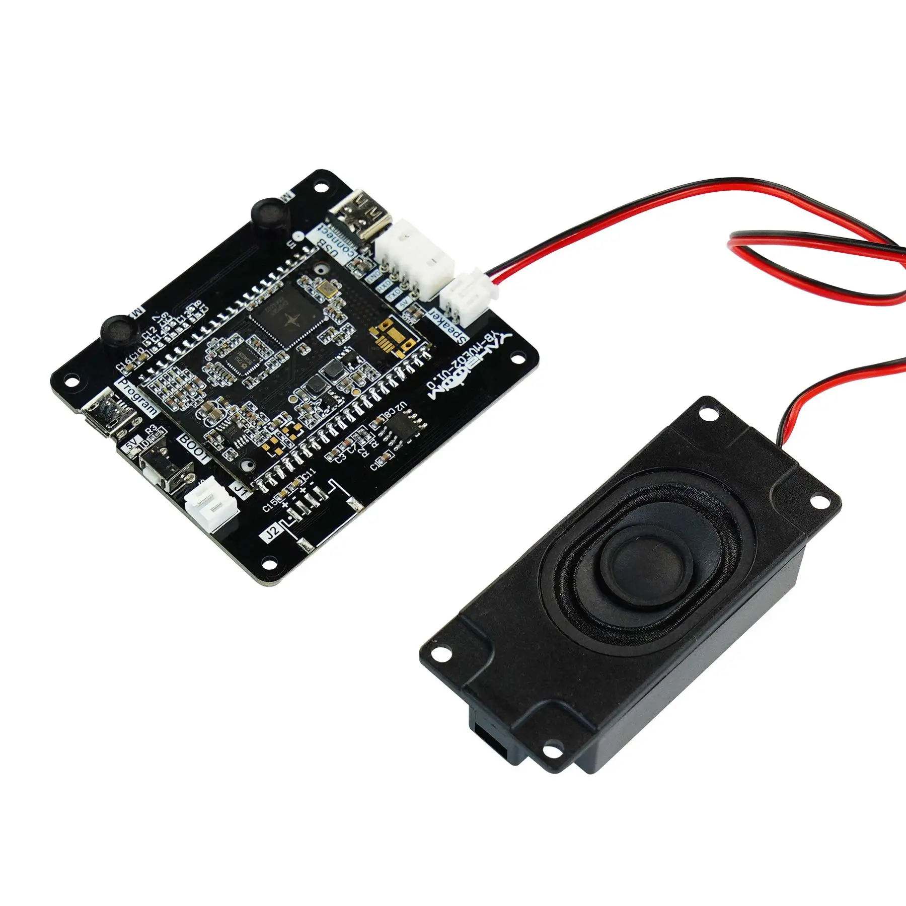 Yahboom modulo di interazione vocale intelligente riconoscimento AI supporto 85 comandi vocali microfono ROS ROS2 per RaspberryPi Jetson