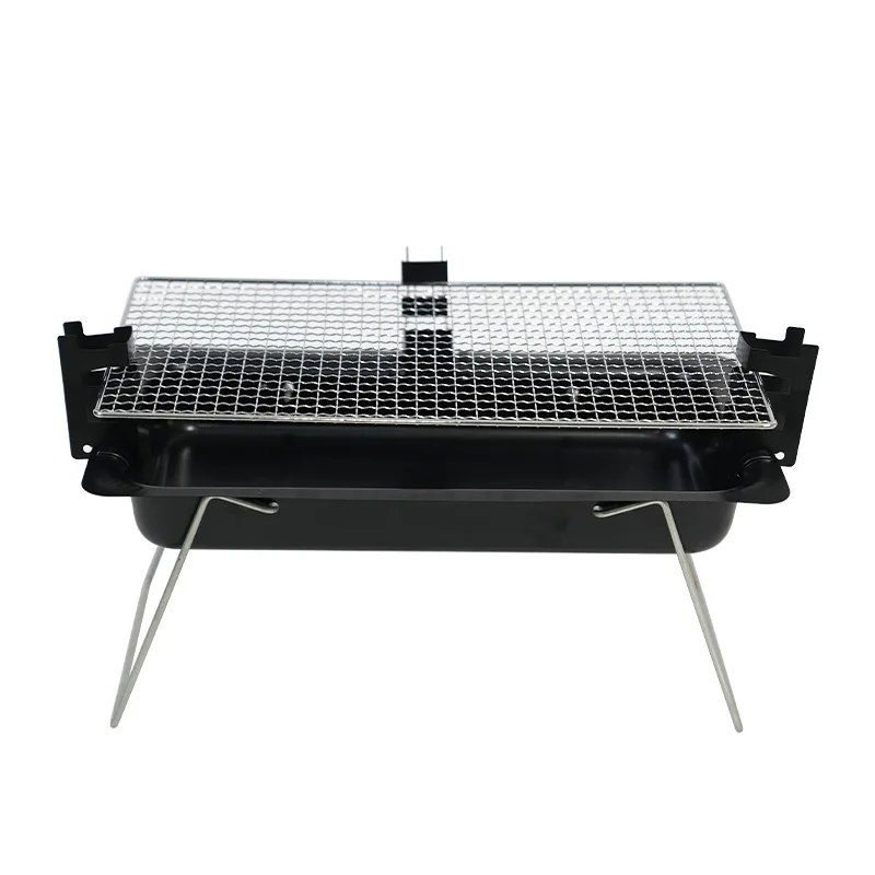 Foldable Portable Barbecue Grill Outdoor Grill Rack Japanese Oven Small Barbecue Shelf Household Table