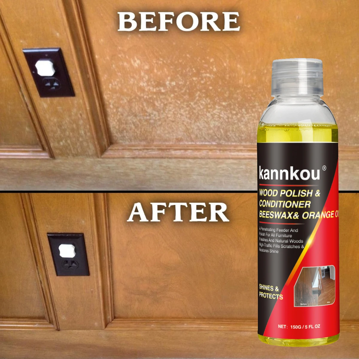 

Полироль и восстановитель пола — естественный блеск, удаляет царапины, защитный слой для листьев