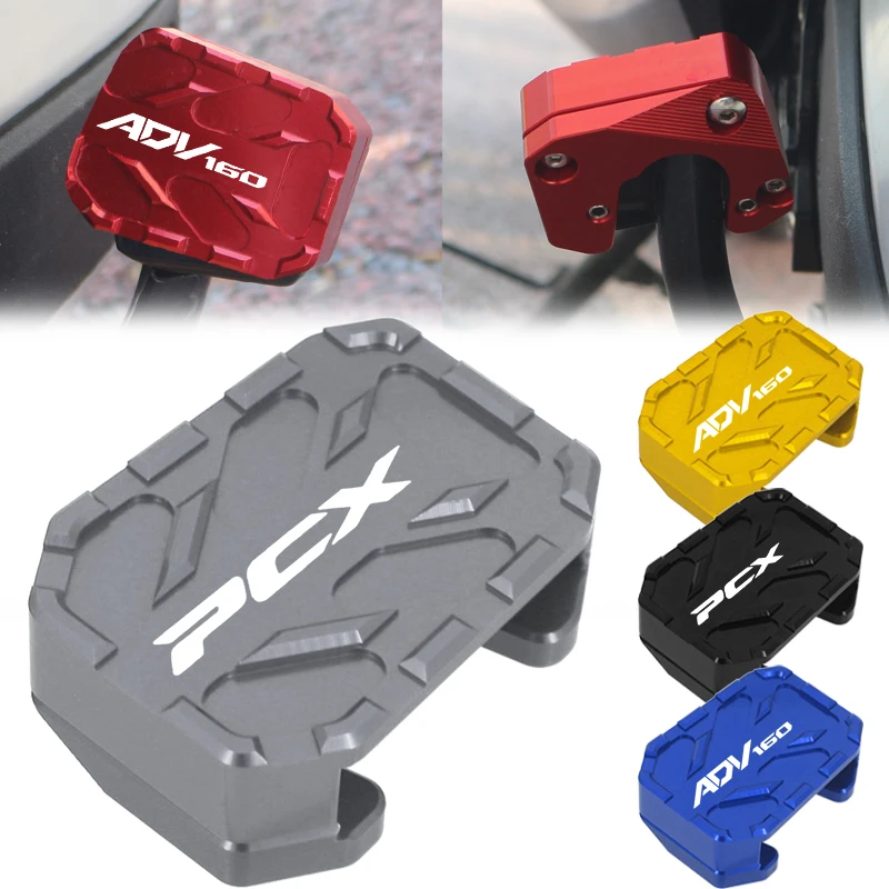 For Honda PCX160 PCX 160 ADV160 ADV 160 Motorcycle Modification Foot Side Stand Extension Stand Kickstand Pad Enlarger Plate