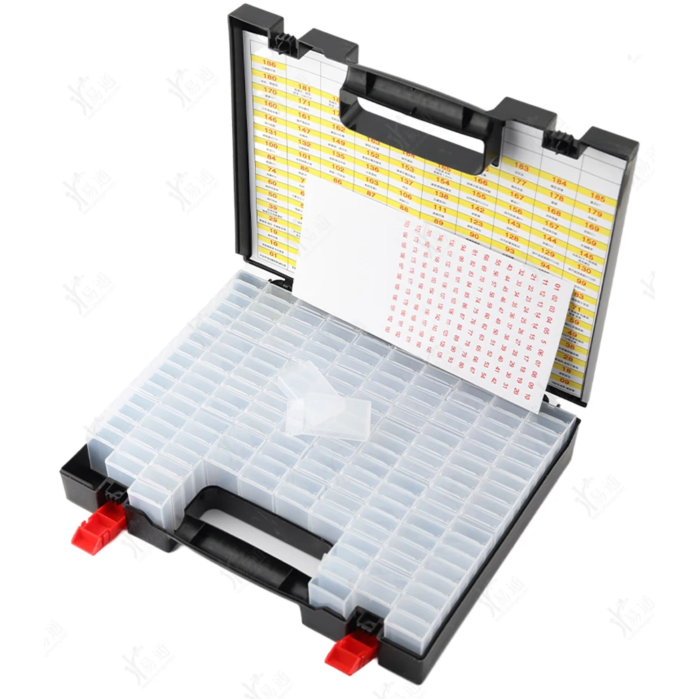 Imagem -03 - Caixa de Coleta para Carro Folding Flip Key Blade 162 Blocos Chave Blade Caixa de Armazenamento Ferramenta de Serralheiro Profissional